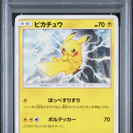 PSA 10 GEM MINT JAPANESE POKEMON 2019 PIKACHU 016/049 DREAM LEAGUE SM11b