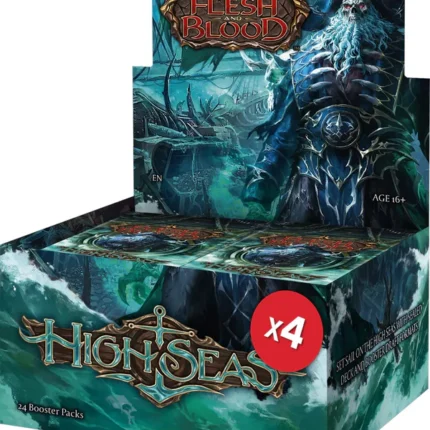 Flesh and Blood TCG: High Seas Booster Sealed Case (4 Booster Boxes)