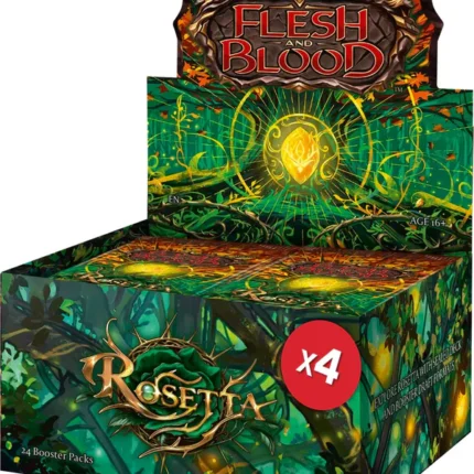 Flesh and Blood TCG: Rosetta Booster Sealed Case (4 Booster Boxes)